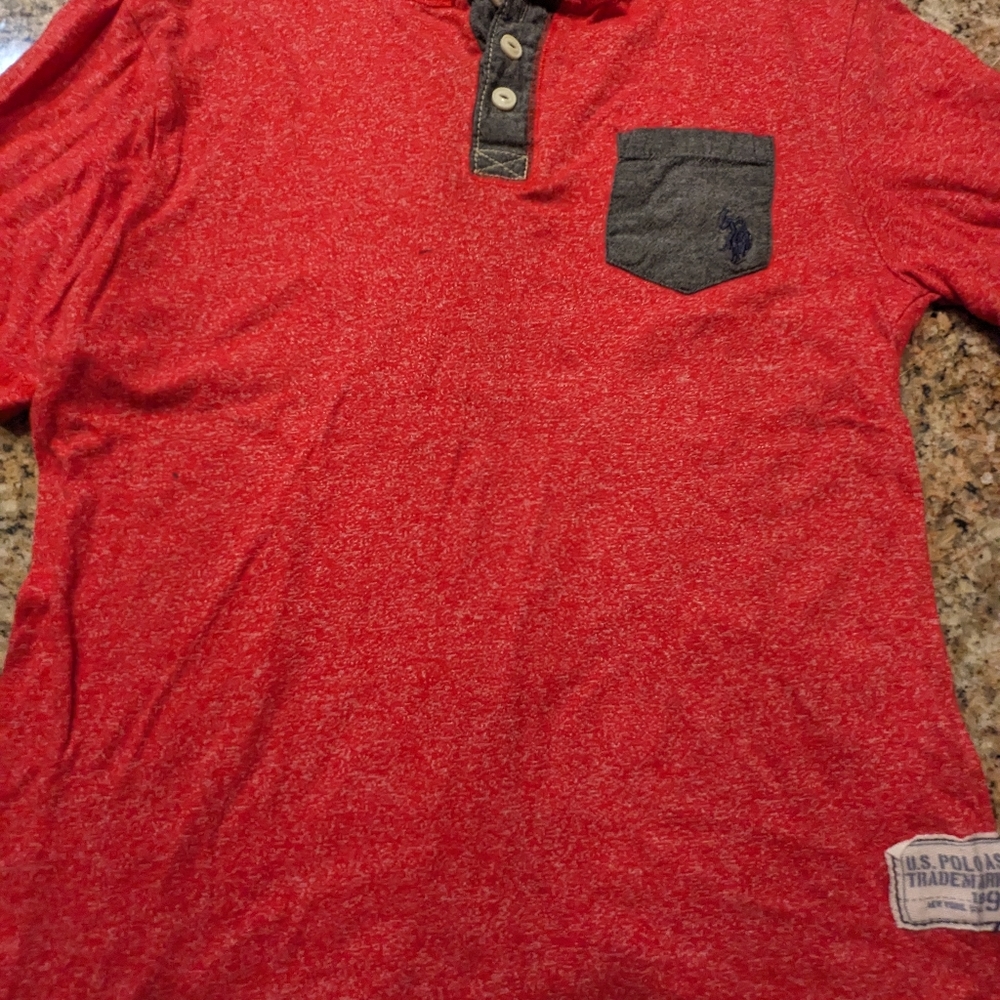 US Polo red tshirt
